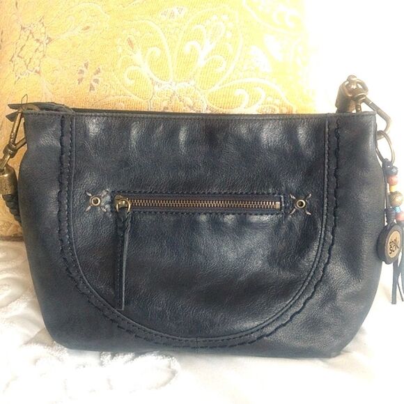 The Sak Indio SmokyBlack Leather Hobo Shoulder Bag - Picture 16 of 16